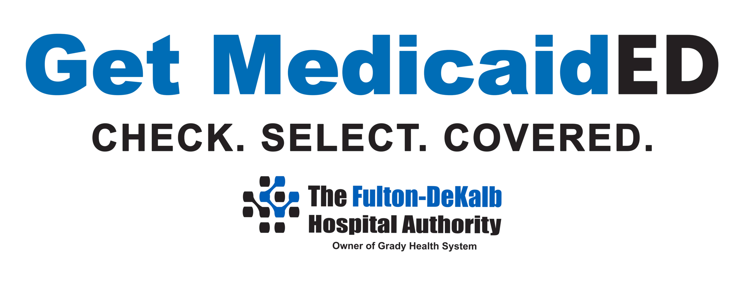 Get MedicaidEd logo. Get MedicaidEd: Check, Select, Covered.